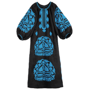 L'Appartement VITA KIN EMBROIDARYブラウス黒 L'Appartement VITA KIN EMBROIDARYブラウス黒