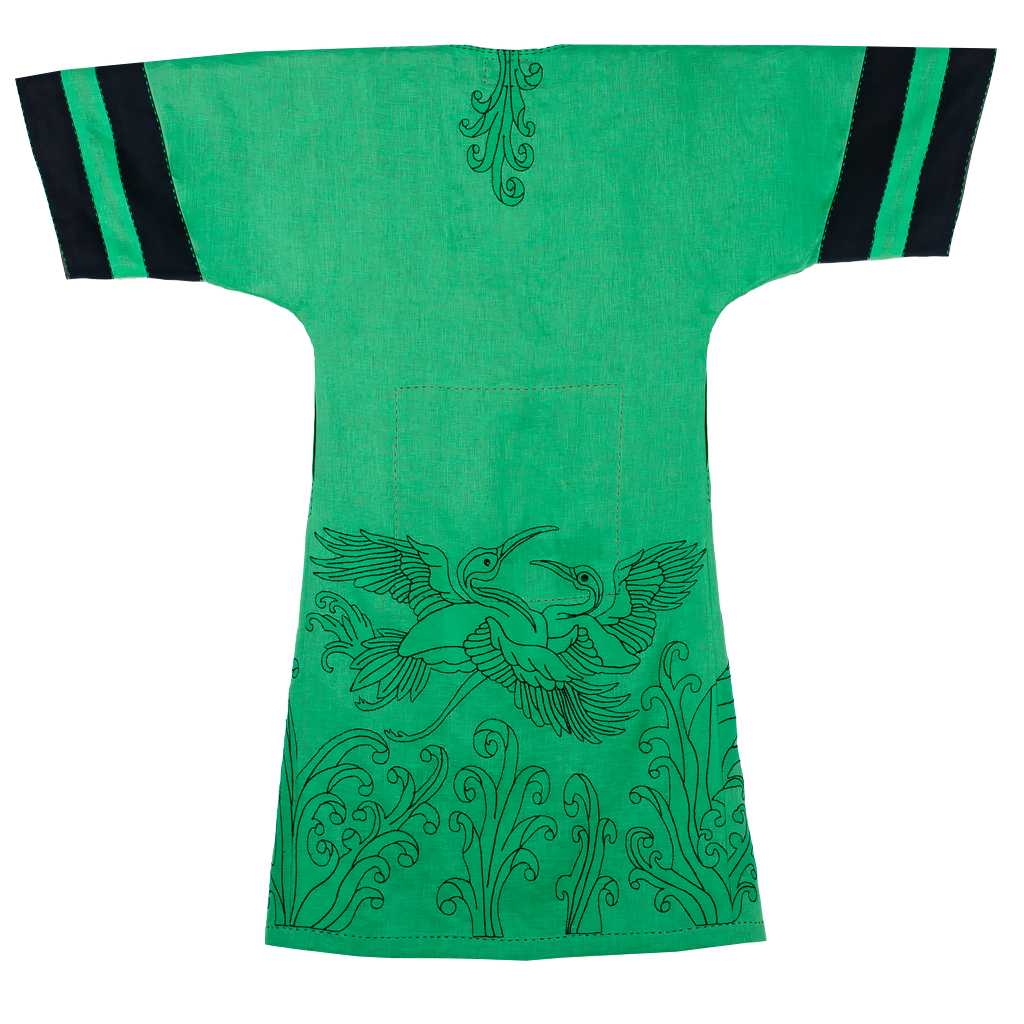 Dancing Heron Kimono Dress