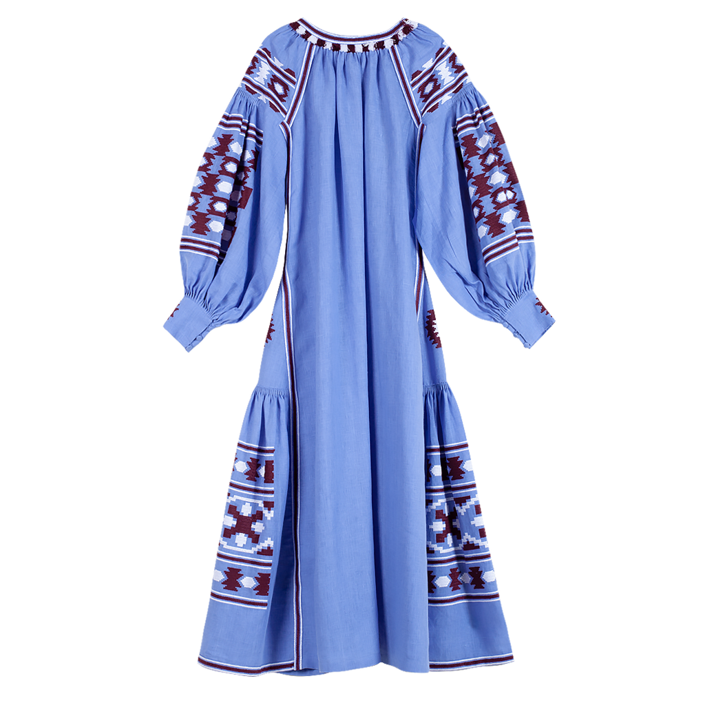 Mexico Dress with Pleated Skirt