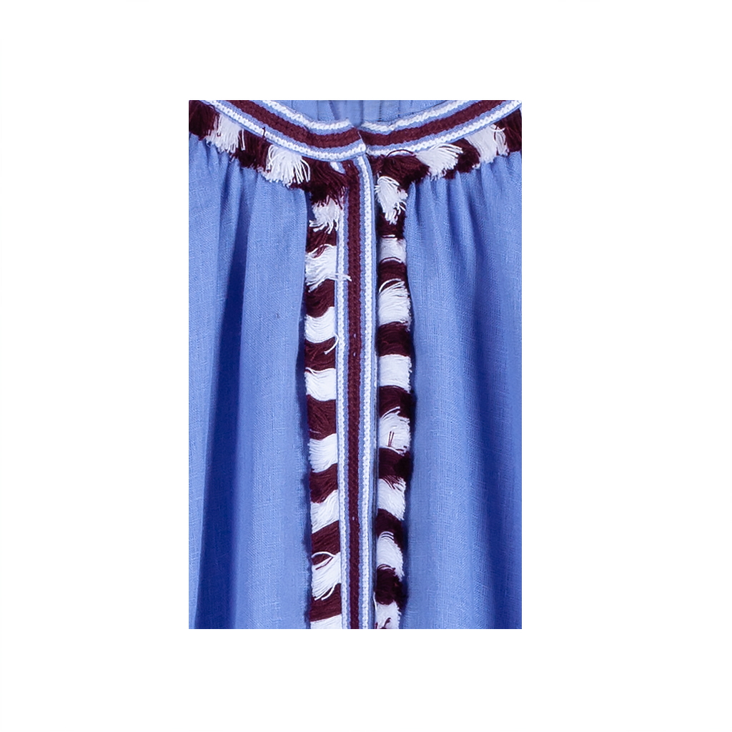 Mexico Dress with Pleated Skirt