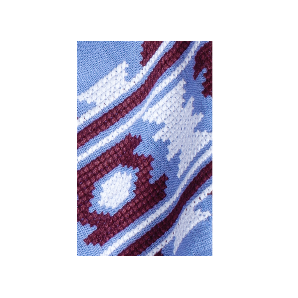 Mexico Dress with Pleated Skirt