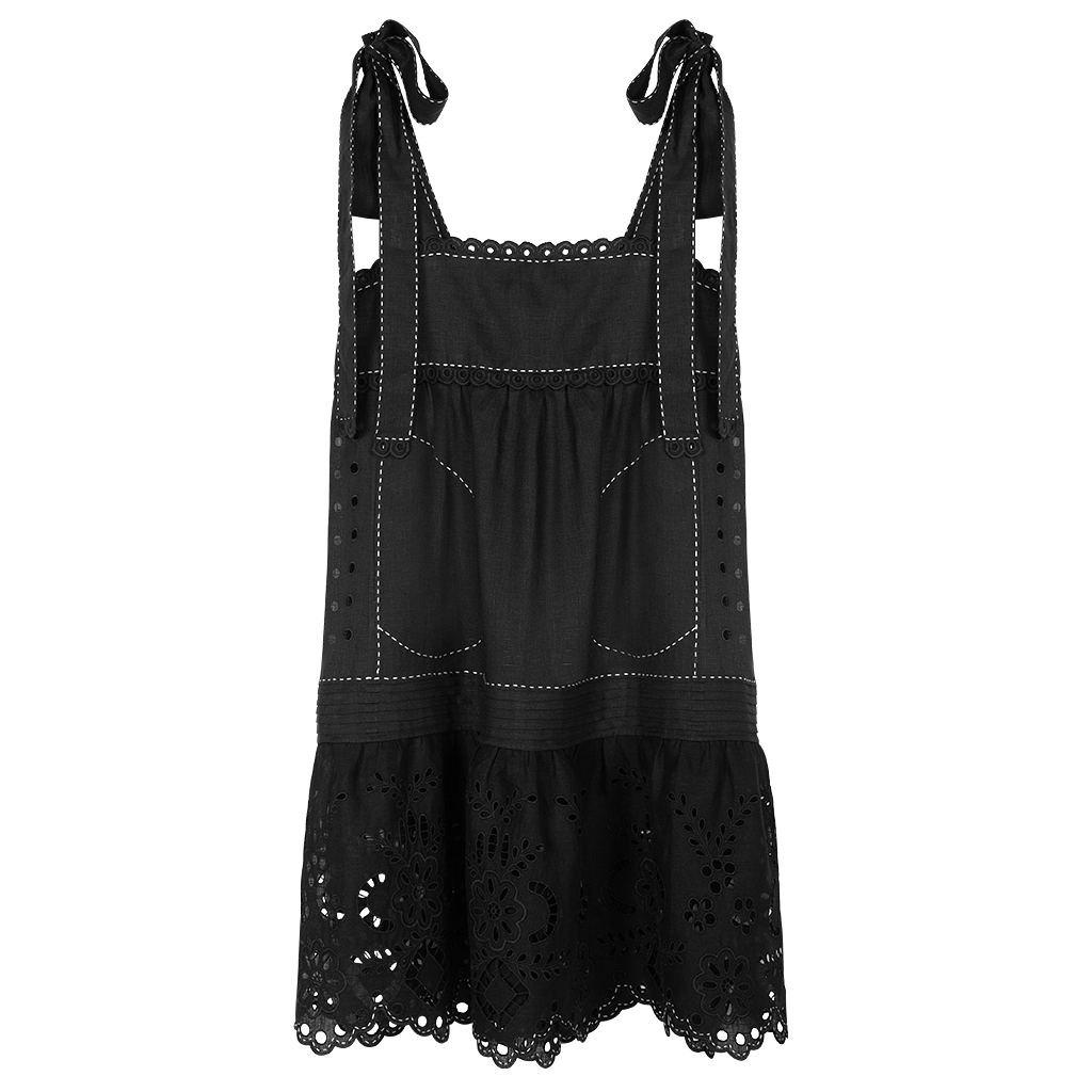 Charlotte Pleated Short Sundress