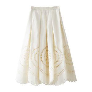 Marika Cut-Embroidered Skirt