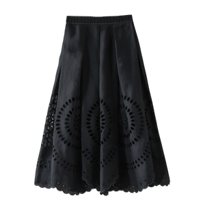 Marika Cut-Embroidered Skirt