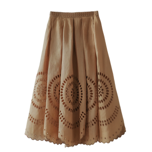 Marika Cut-Embroidered Skirt