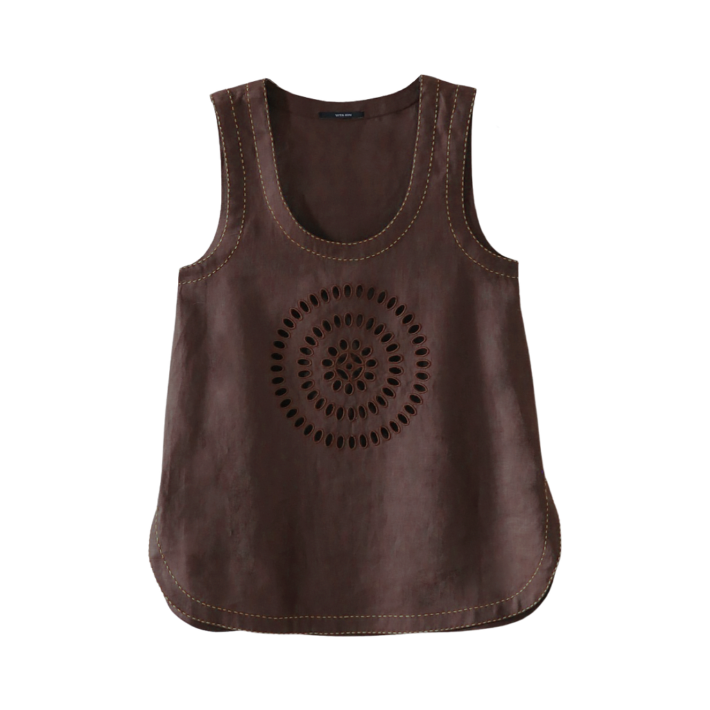 Marika Cut-Embroidered Top