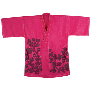 Mitsuko Short Collared Kimono