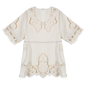 Rosemary Cut-Embroidered Blouse