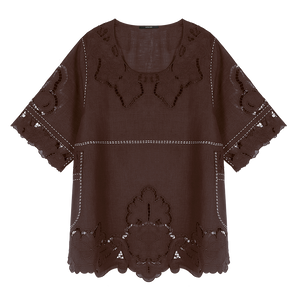 Rosemary Cut-Embroidered Blouse