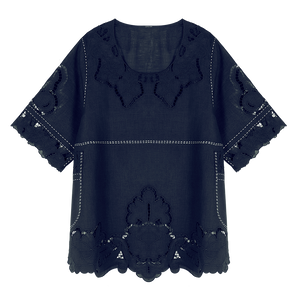 Rosemary Cut-Embroidered Blouse