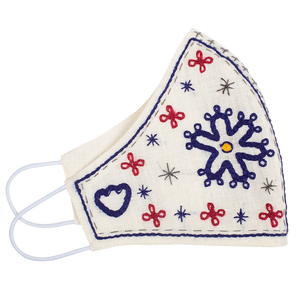 Camomiles Embroidered Face Mask