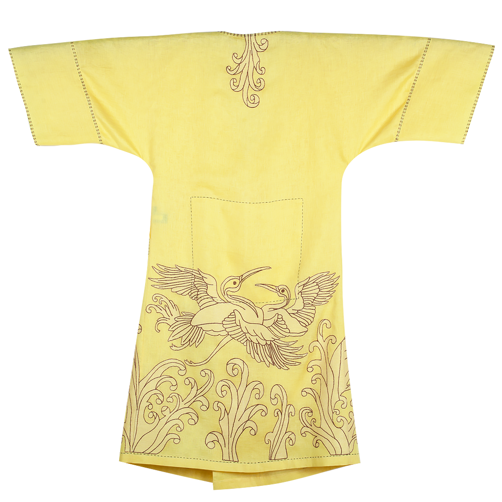 Dancing Heron Kimono Midi Dress