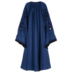 Kilim Dress with Gypsy Sleeves