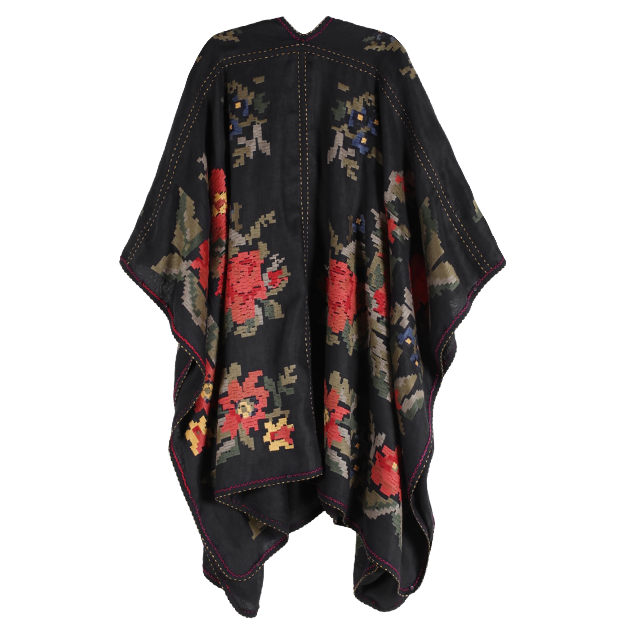 Puglia Embroidered Cape