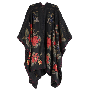 Puglia Embroidered Cape