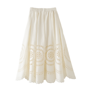 Marika Cut-Embroidered Skirt