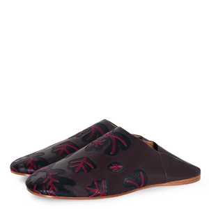 Babouche Slippers with Appliqué