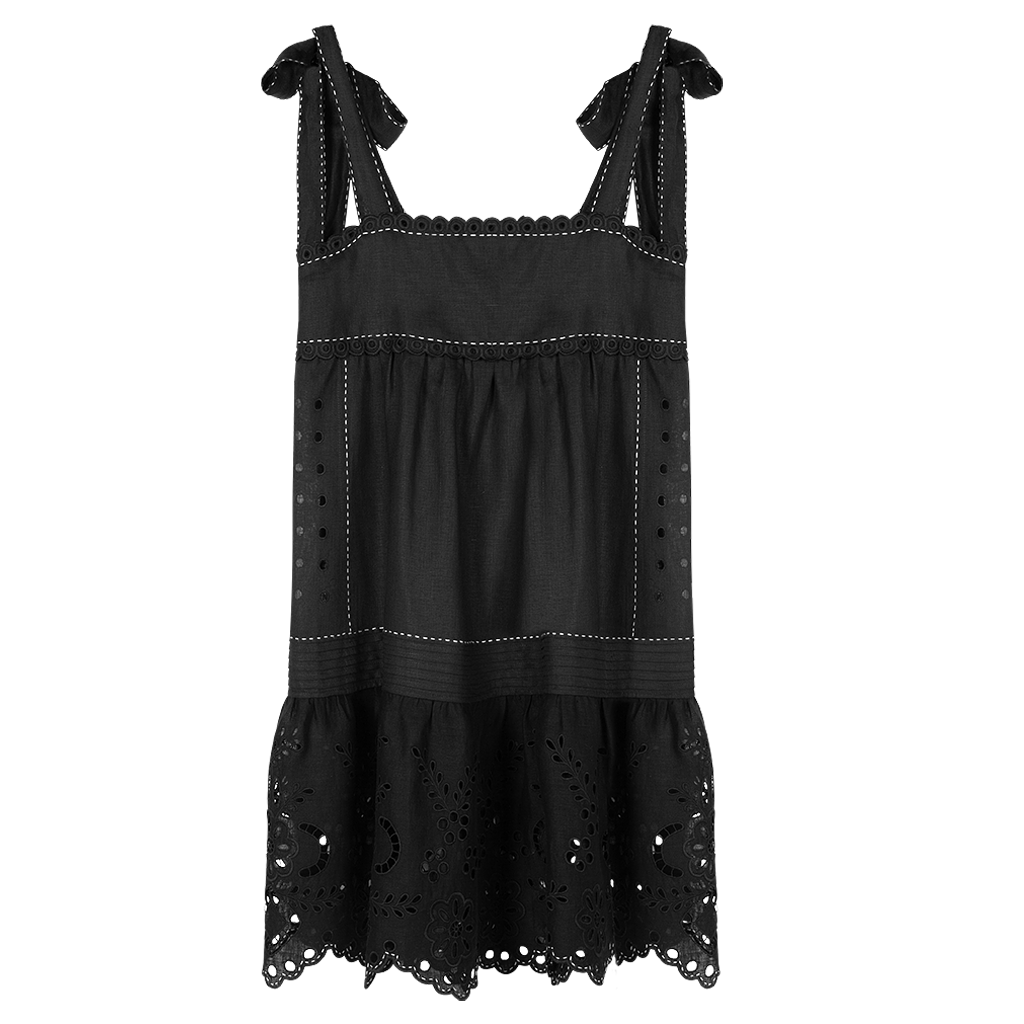 Charlotte Pleated Short Sundress