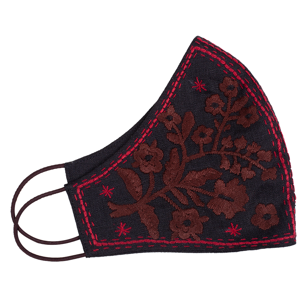 Boucle Embroidered Face Mask