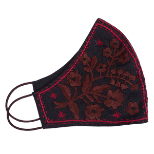 Boucle Embroidered Face Mask