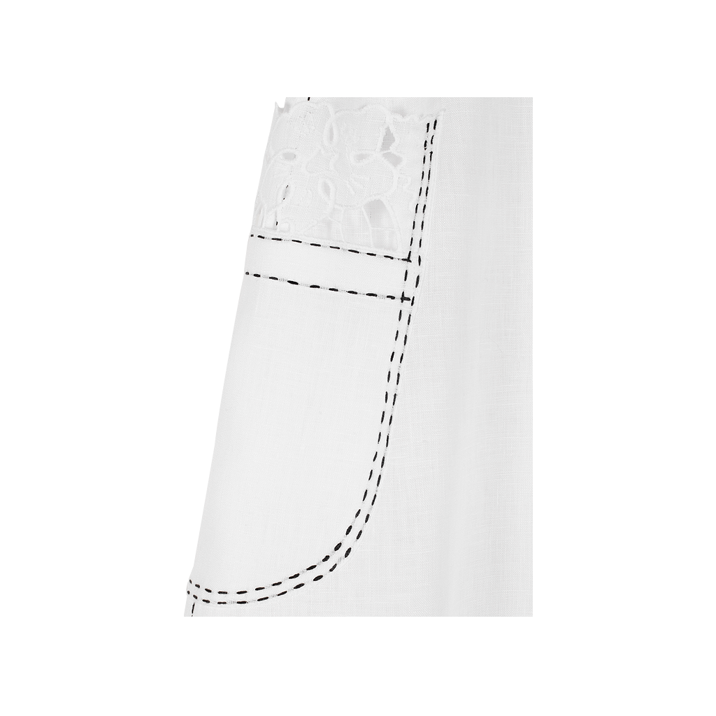 Rosemary Cut-Embroidered Skirt