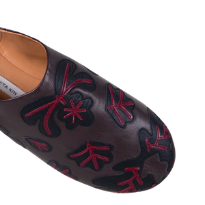 Babouche Slippers with Appliqué